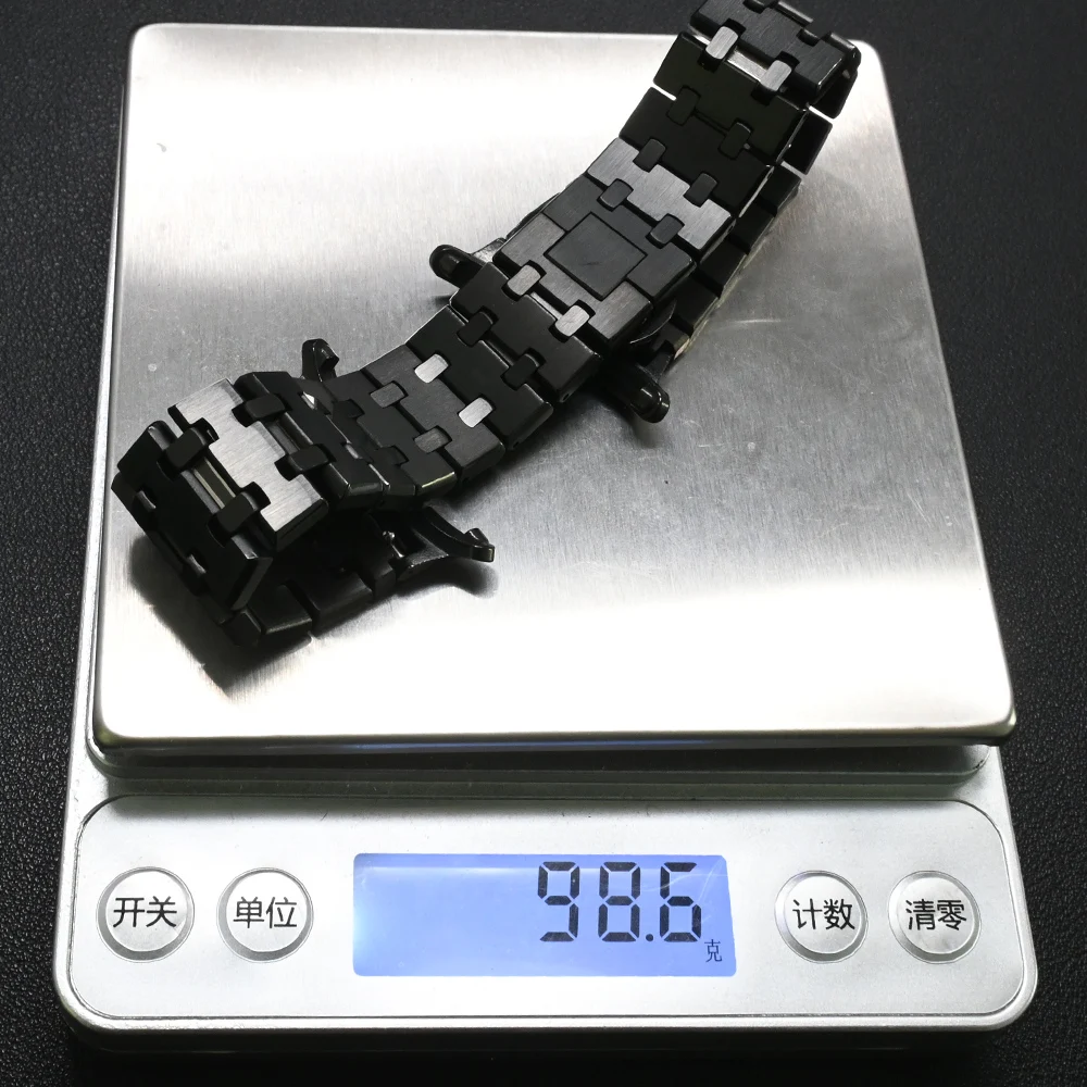 Stainless Steel Luxury Metal Watch Band - Men's Premium Strap Bracelet