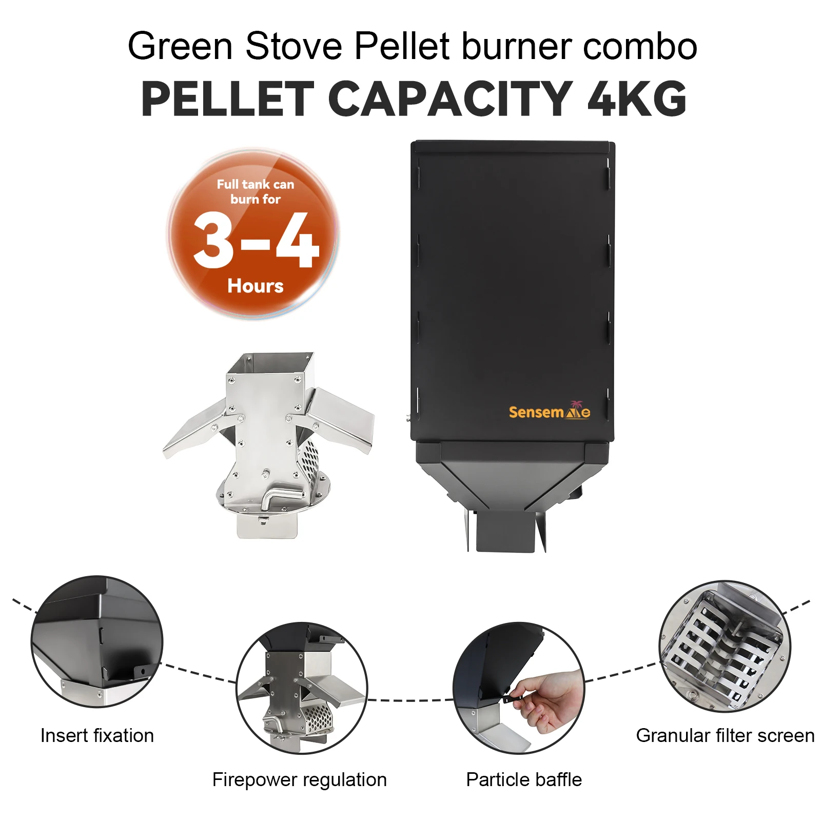 Folding Wood Stove Grill 4