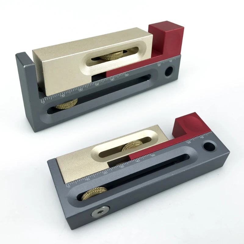 

Carpenter's Wood Sa Table Saw Seam Regulator Tenon and Mortise Tenon Device Movable Gauge Block Length Compensation Instrument