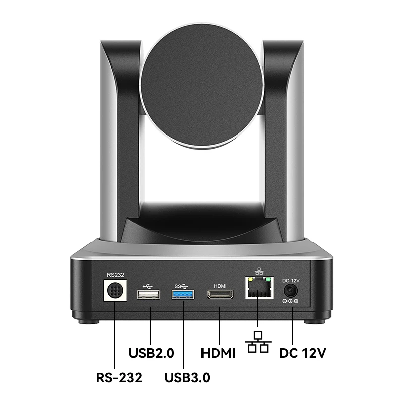 2MP 1080P 60fps 20/30X 줌 IP USB 웹 카메라, 회의 라이브 방송 화상 통화 H730 용 360 도 PTZ 비디오 카메라