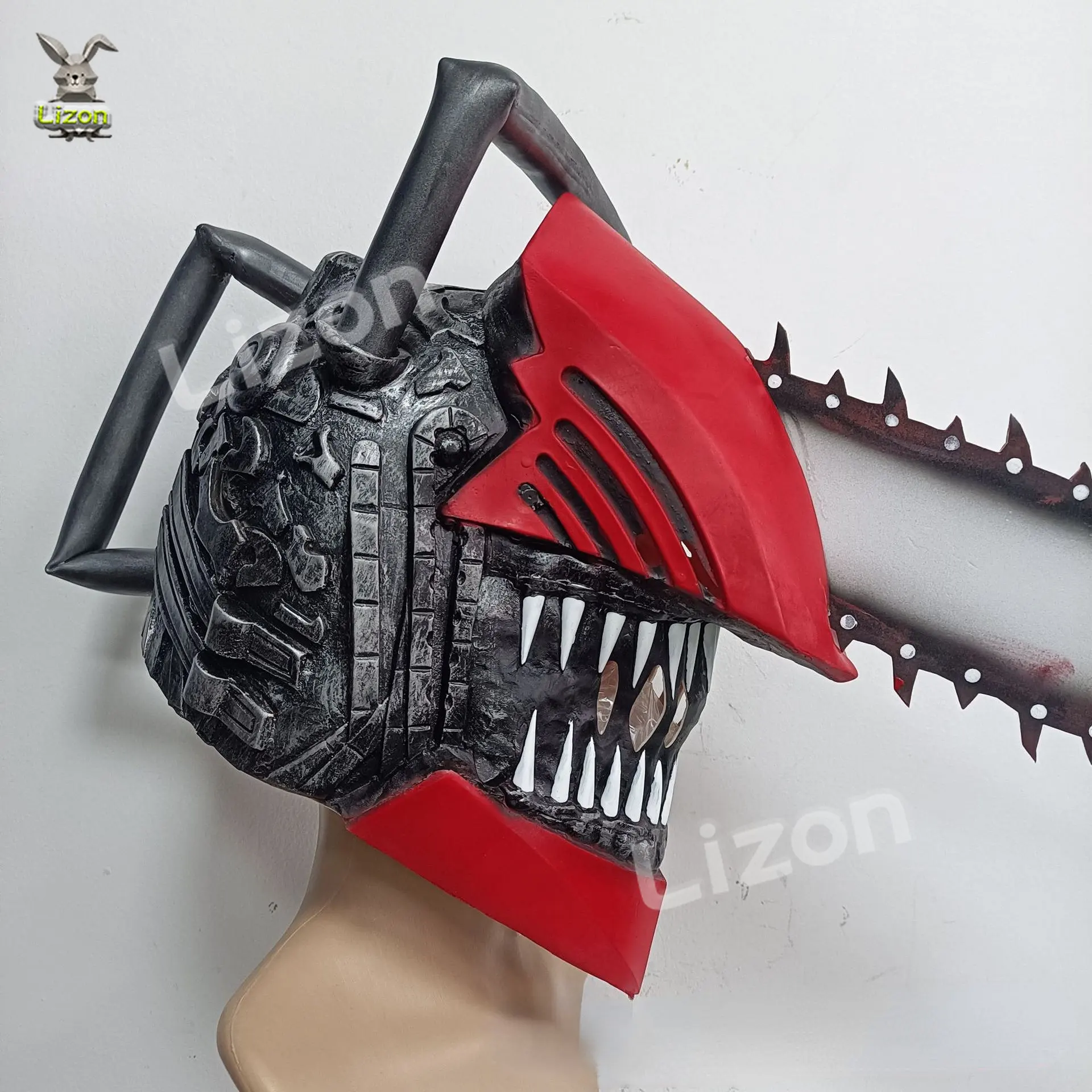 Chainsaw Man Denji Pochita 3D Latex Mask Cosplay Helmet Halloween Christmas  Party Full Head Headgear on OnBuy