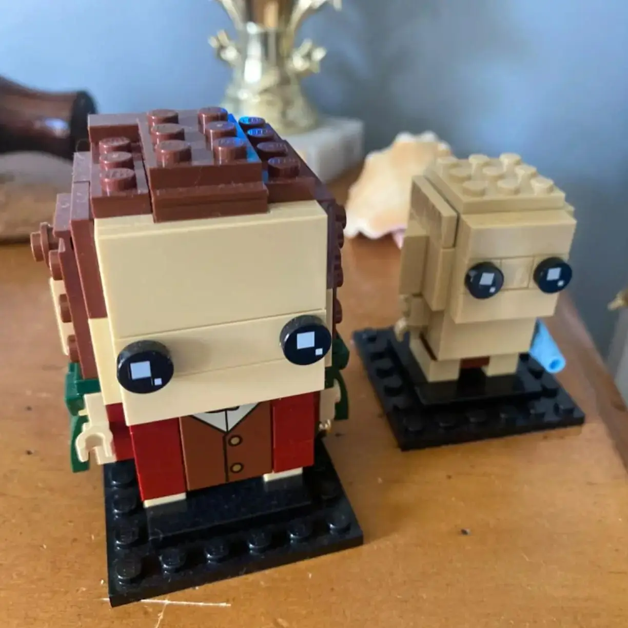 LEGO BrickHeadz Frodo \u0026 Gollum 40630 The Lord of The Rings lego minifiguren  bouwset voor kinderen verjaardagscadeau 184pzs - AliExpress, image size:1224x1224