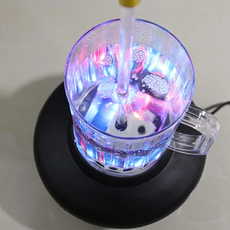 매직 탭 러닝 조명, 다채로운 매직 탭 러닝 조명, 물 기둥 램프, 매직 수도꼭지 분수, 7 가지 색상 LED 램프, 휴일 선물