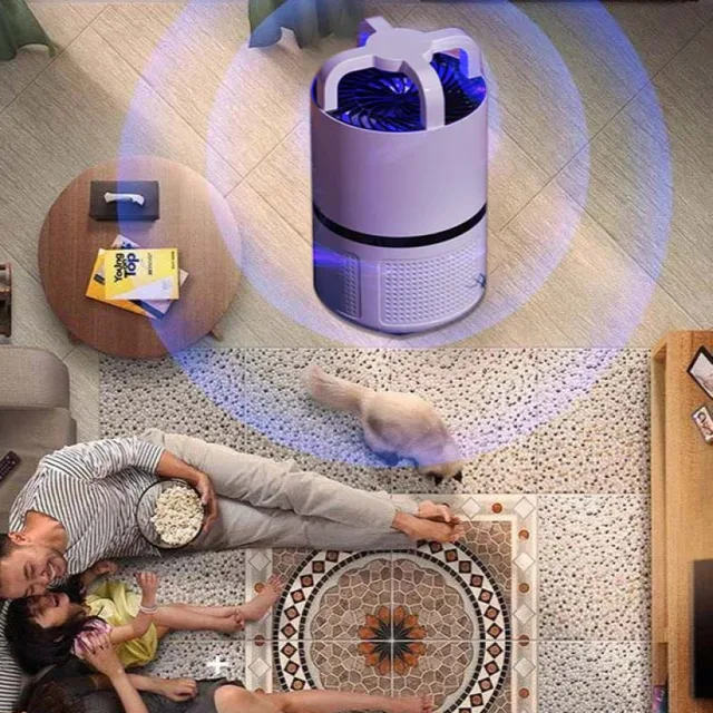 Szúnyoggyilkos Lámpa Otthoni Hálószoba Néma Usb Plug-In Szúnyogtaszító Szúnyog Gyilkos Műtárgy - Image 3