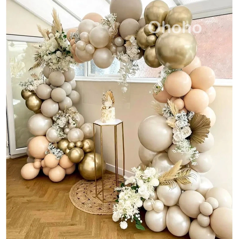 vork gemeenschap formaat Blush Crème Beige Ballon Garland Arch Kit Huwelijk Ballonnen Baby Shower  Doop Verjaardagsfeestje Doop| | - AliExpress