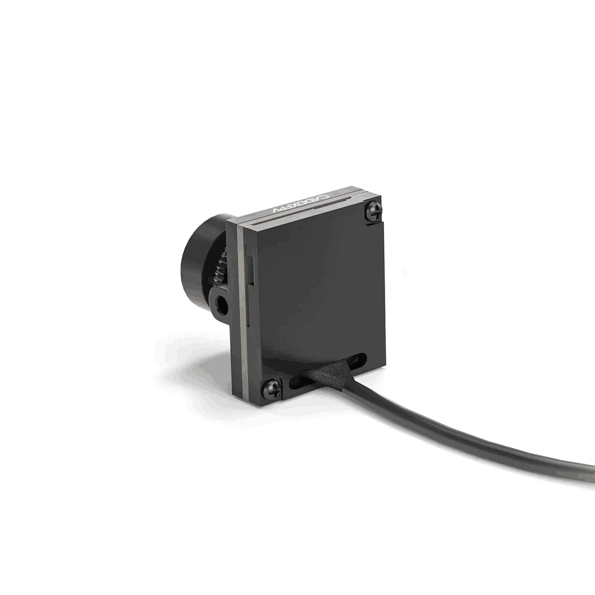 Angle latéral de la caméra Nebula Pro Nano montrant sa taille compacte et son poids plume de 3.5g.