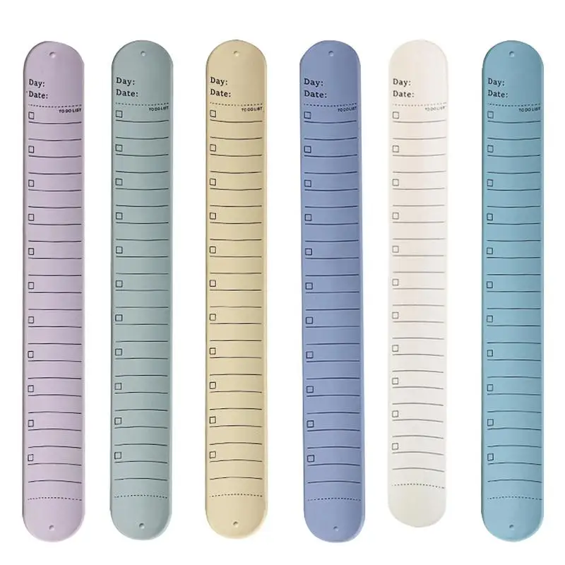 착용 가능한 할 일 목록 팔찌, 지울 수 있는 슬랩온 할 일 목록 팔찌, 간호사 손목 메모장, 재사용 가능한 간호사 메모 시계 밴드, 6 개 Best5 착용 가능한 할 일 목록 팔찌, 지울 수 있는 슬랩온 할 일 목록 팔찌, 간호사 손목 메모장, 재사용 가능한 간호사 메모 시계 밴드, 6 개 Best5