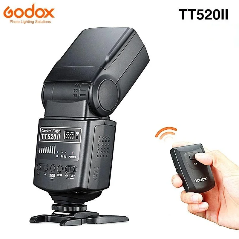 

Godox TT520 II TT560 II Flash Video Light 433MHz Wireless Signal Flash Trigger Lamp For Canon Nikon Pentax Olympus DSLR Cameras