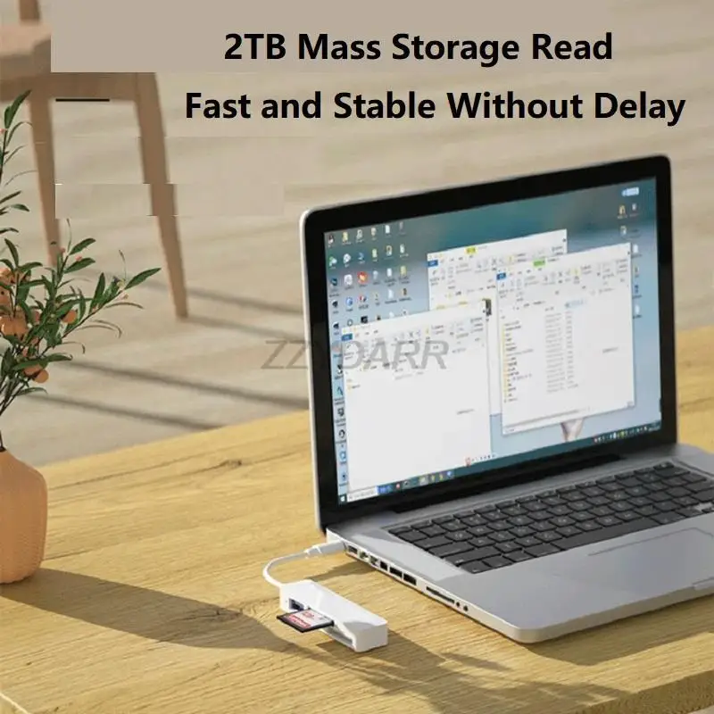 4 in 1 USB 3.0 MS Card Reader OTG Adapter for iPhone 5Gbps Compatible IOS/Android/Window for MS/SD/TF/UDisk/Mouse