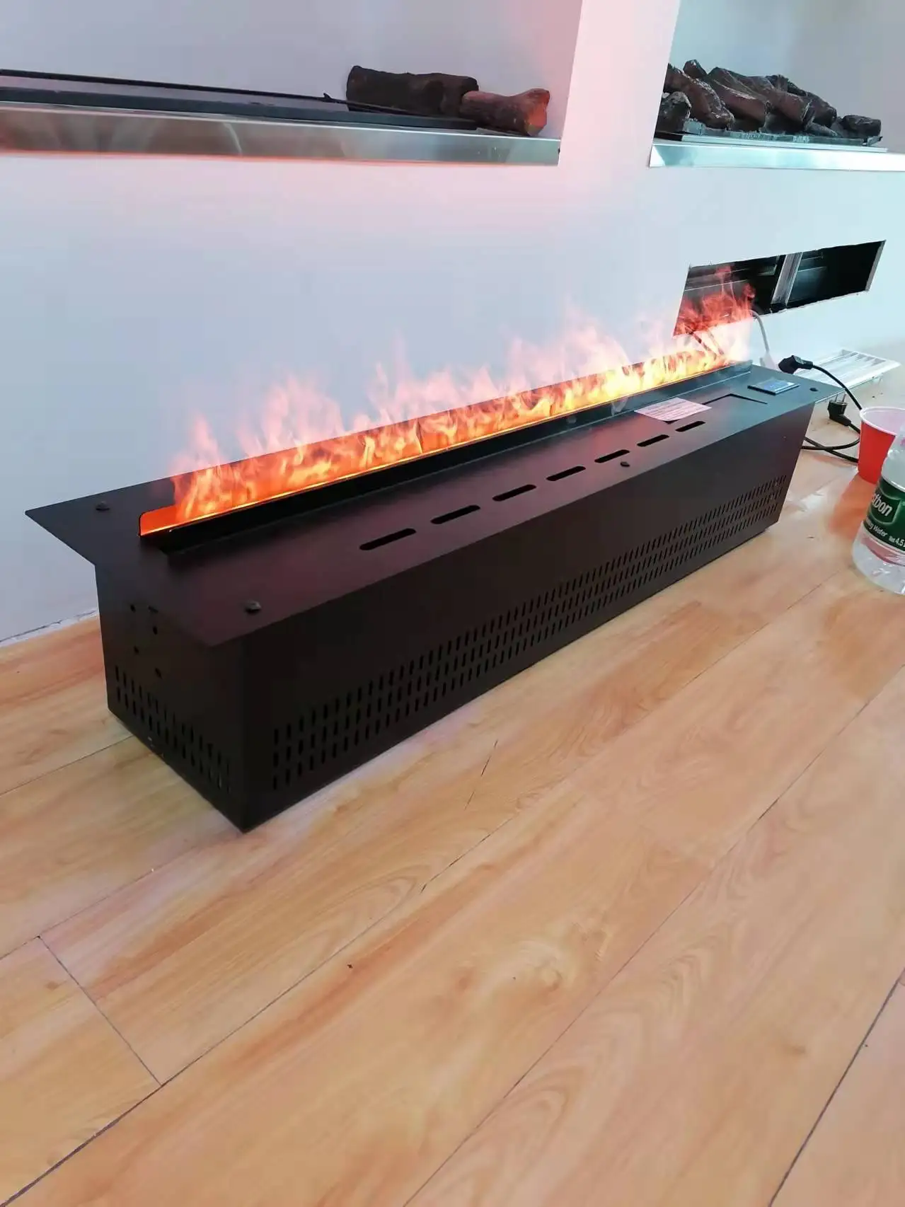 Popular Good Quality Flame Effect Heater Smart Home Steam Water Fireplace  Decor 3d Water Vapor Fireplace 1840*240*200mm - Fireplaces - AliExpress
