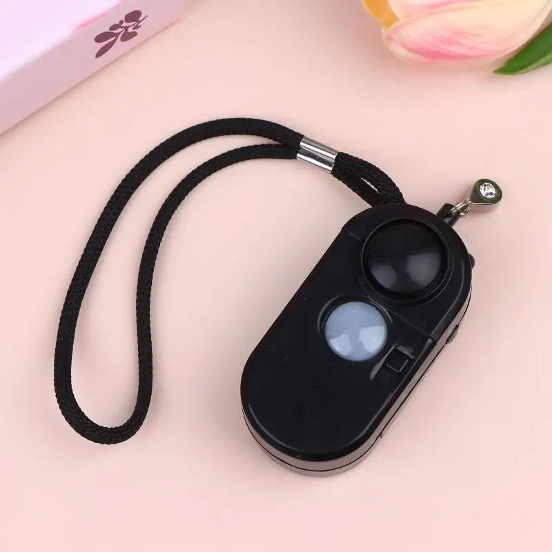 1Pc 휴대용 미니 모션 감지기 알람 120DB 사이렌 SOS 손전등 LED 라이트 보안 여행 홈 어린이 안전 개인 알람