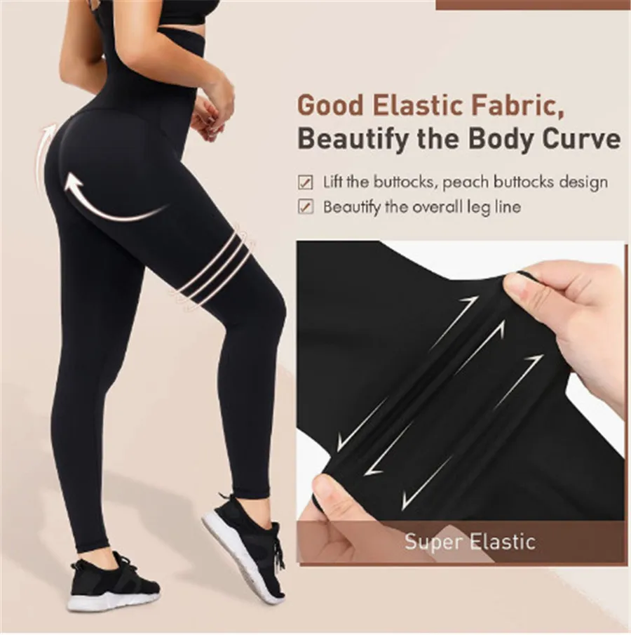 High Waisted Leggings for Women Tummy Control Athletic Motion