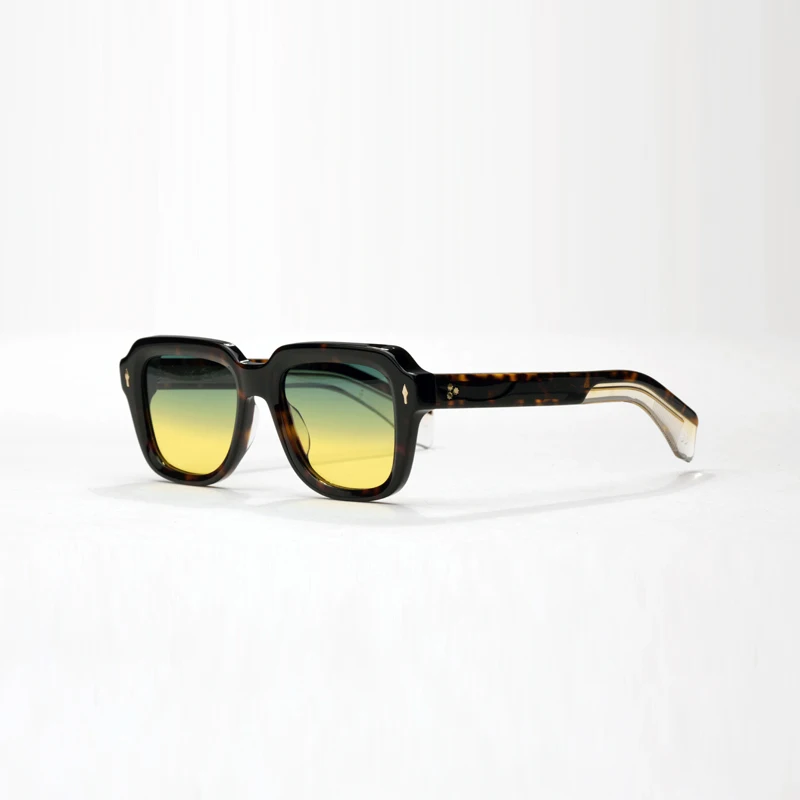 Jmm Hopper Vintage Thick Frame Occhiali Da Sole Rettangolari Personalizzati Da Uomo E Da Donna, Tavola Importata, Occhiali Da Sole Con Protezione Sola