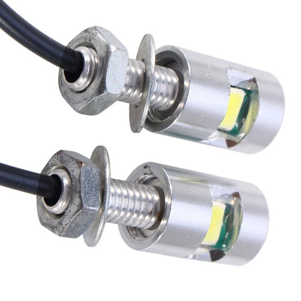

Lamp Bulbs License Plate Light Durable Car Accessories Easy Installation LED Replacement Screw Bolt 12V 4PCS New