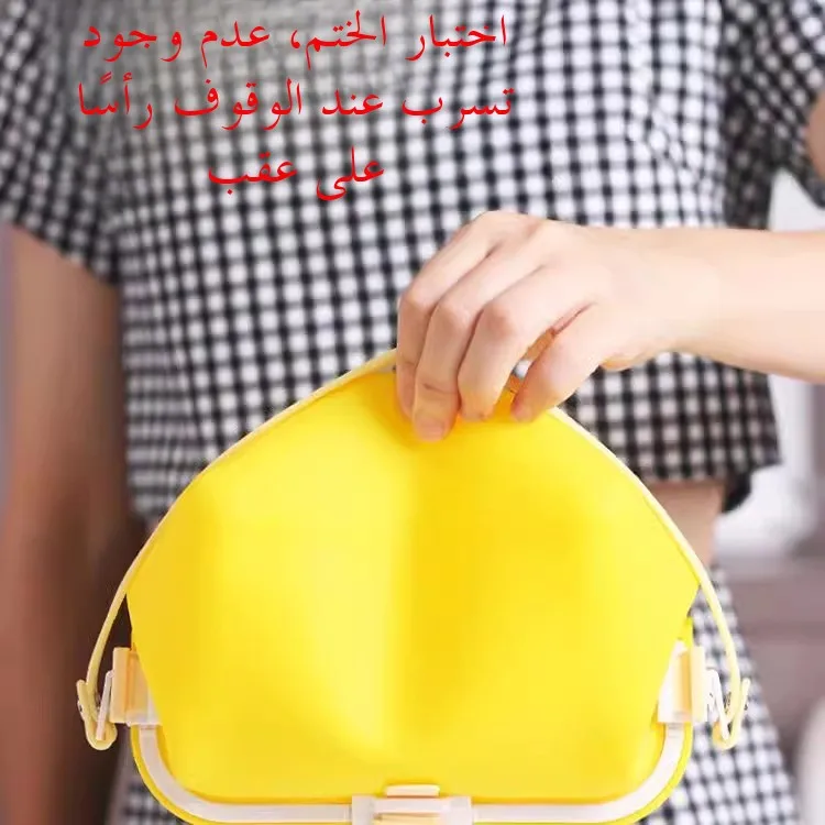 حقيبة تخزين من السيليكون الغذائي محمولة للثلاجة لح...