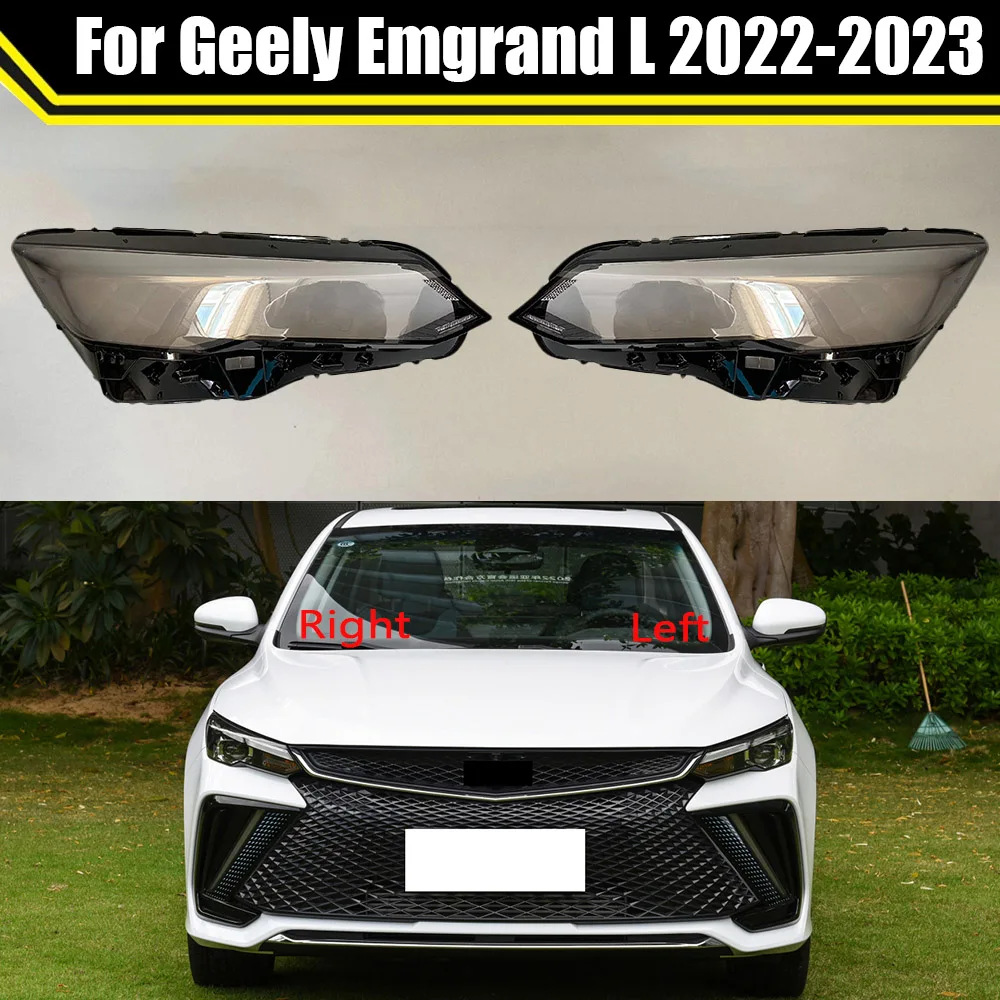 

Auto Lamp Light Case For Geely Emgrand L 2022 2023 Car Front Headlight Lens Cover Lampshade Glass Lampcover Caps Headlamp Shell