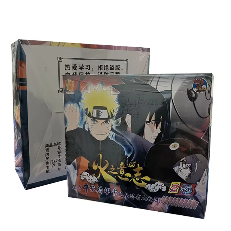 Naruto Collection Cards Combination CP Naruto HY-1202 Anime Limited Flash Card Kids Birthday Gift Toy