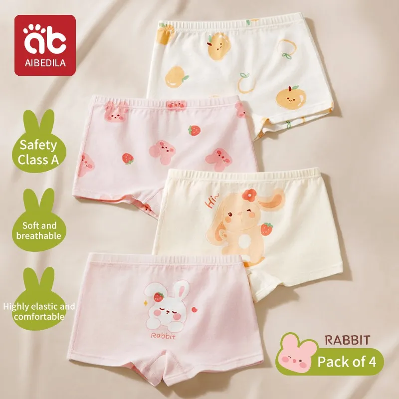 

AIBEDILA Child Girl Panties for Baby Girl Infant Underwear for Girls Kids Panty Soft Healthy Underpants Breathable Briefs 3pcs