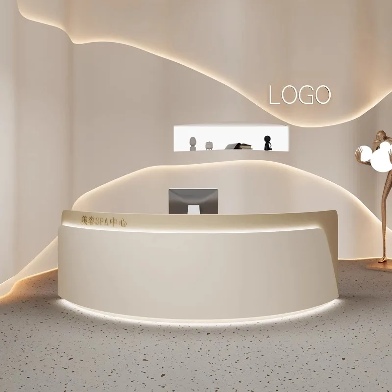 사무실용 목재 접대 데스크, 뷰티 바 카운터, 럭셔리 캐셔, 모던 접대 데스크, 테이블 에크리토리오 미니멀리스트 가구 