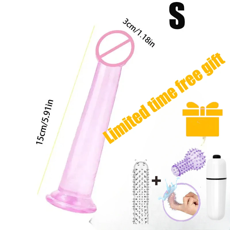 Silicone Dildos with Suction Cup Cock Penis Female Masturbation Anal Plug Adult Erotic Gay Sex Toy for Women Gode Vaginal G-spot