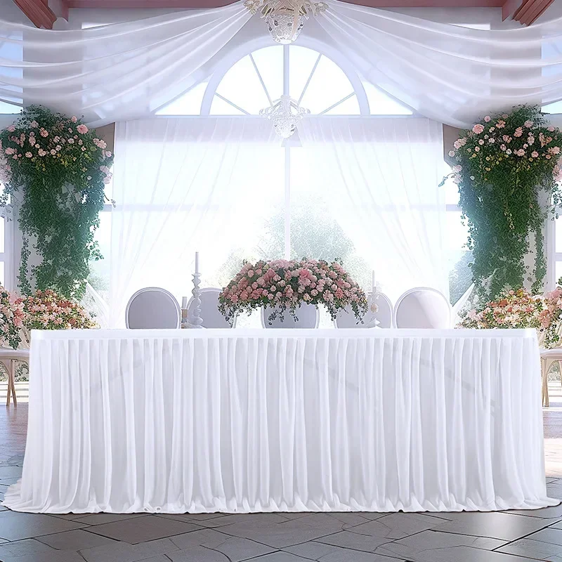 Table Cover Table Skirt Wedding Table Skirts Birthday Table Skirt Cover