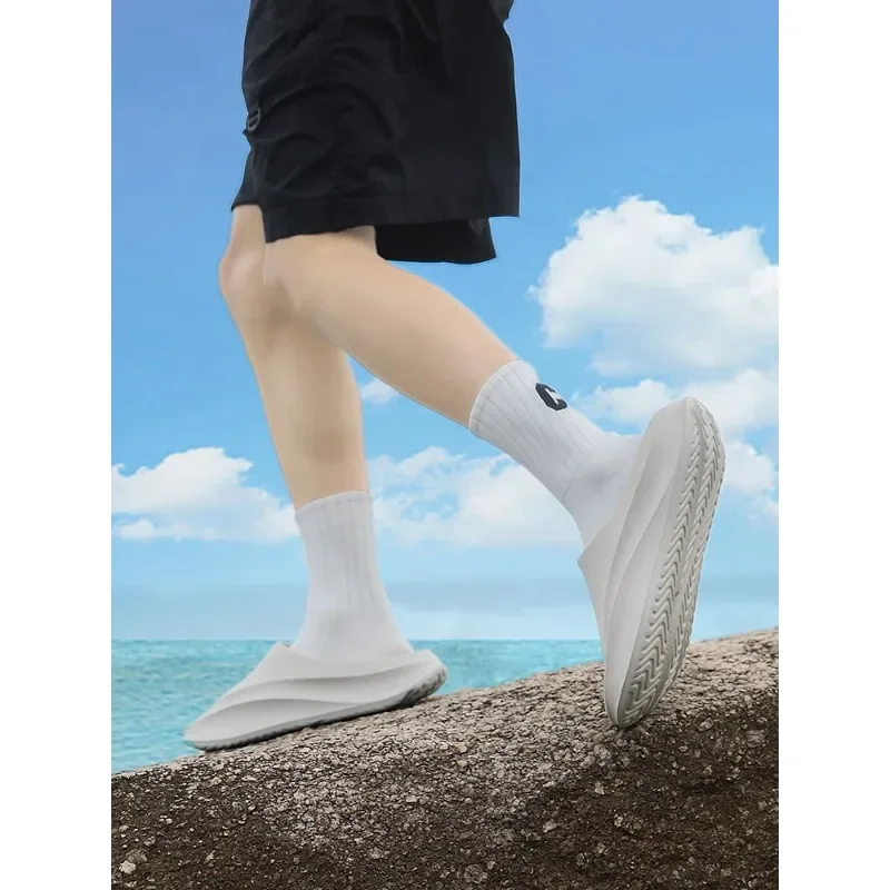 Men Sandals Casual Platform Slippers Fashion Beach Summer Large Size Slides Soft shoes