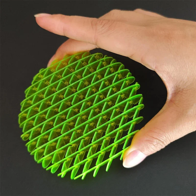 Sensory Deformable Plastic Shrapnel Decompression Worm Toy Fidget Worm Small Potato Palm Play Pinch Fun Stress Relief Toy