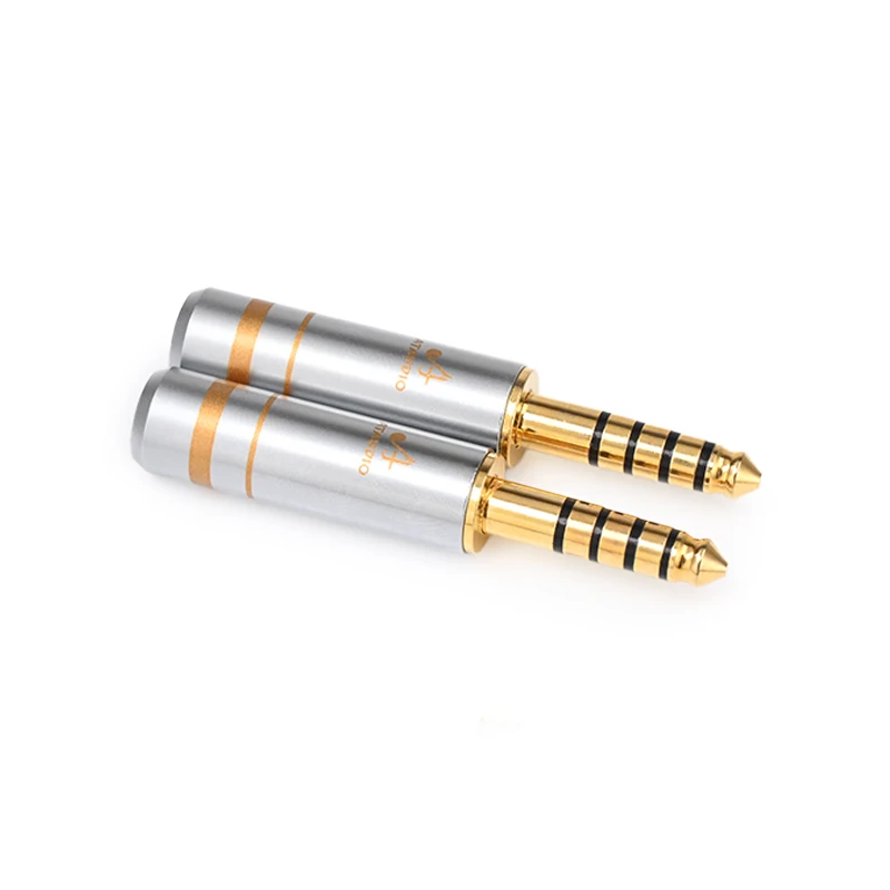 4 PCS HiFi 헤드셋 플러그 4 극 잭 4mm 케이블 어댑터 용 4.4mm 오디오 플러그 잭 커넥터