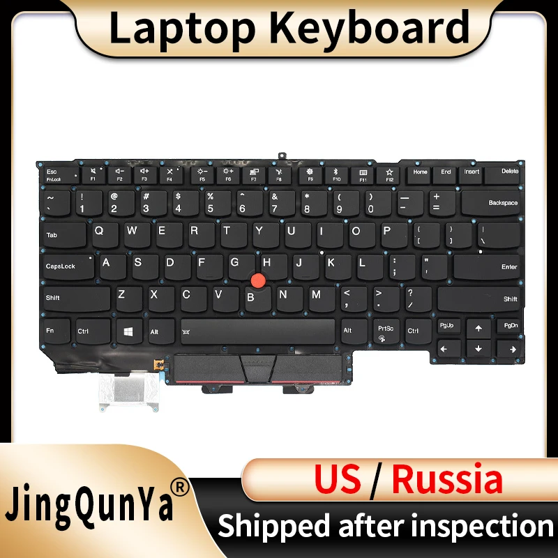 Клавиатура с русской/английской раскладкой для ноутбука Lenovo Thinkpad x1 Carbon Gen5 Gen6 5 поколения 5 6 2017 2018