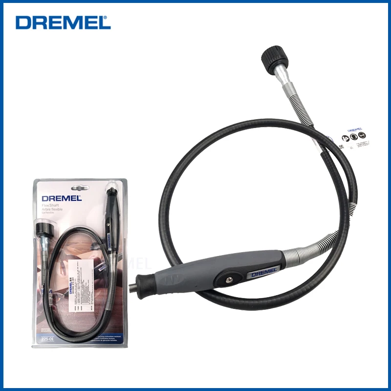 Dremel Flex Shaft 225-02 Rotary Tool Attachment with Comfort Grip and 36”  Long Cable - Engraver, Polisher, and Mini Sander- Ideal for Detail Metal