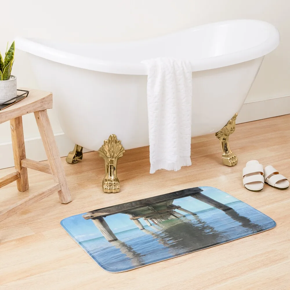 

Tumby Bay jetty, Eyre Peninsula, SA, Australia Bath Mat Accessories For Shower And Services Bathroom Floors Carpet Bathroom Mat