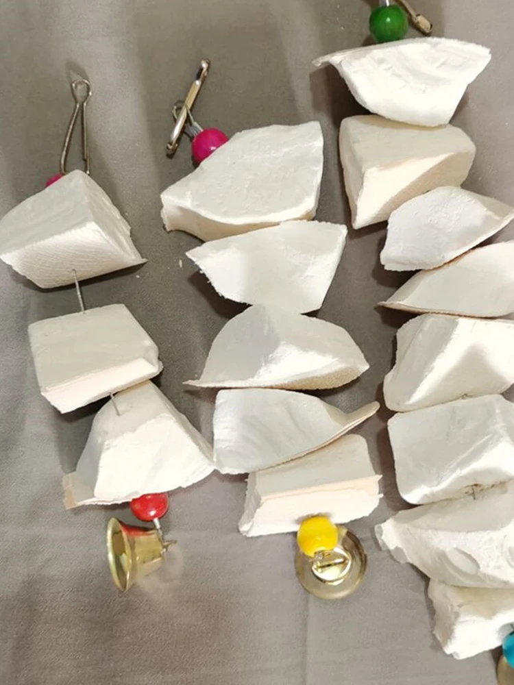 10pcs Cuttlefish Bones Demineralized Natural Cuddle Bone Calcium Supplement Pet Bird Food Nutritional Supplements Gifts for Pets