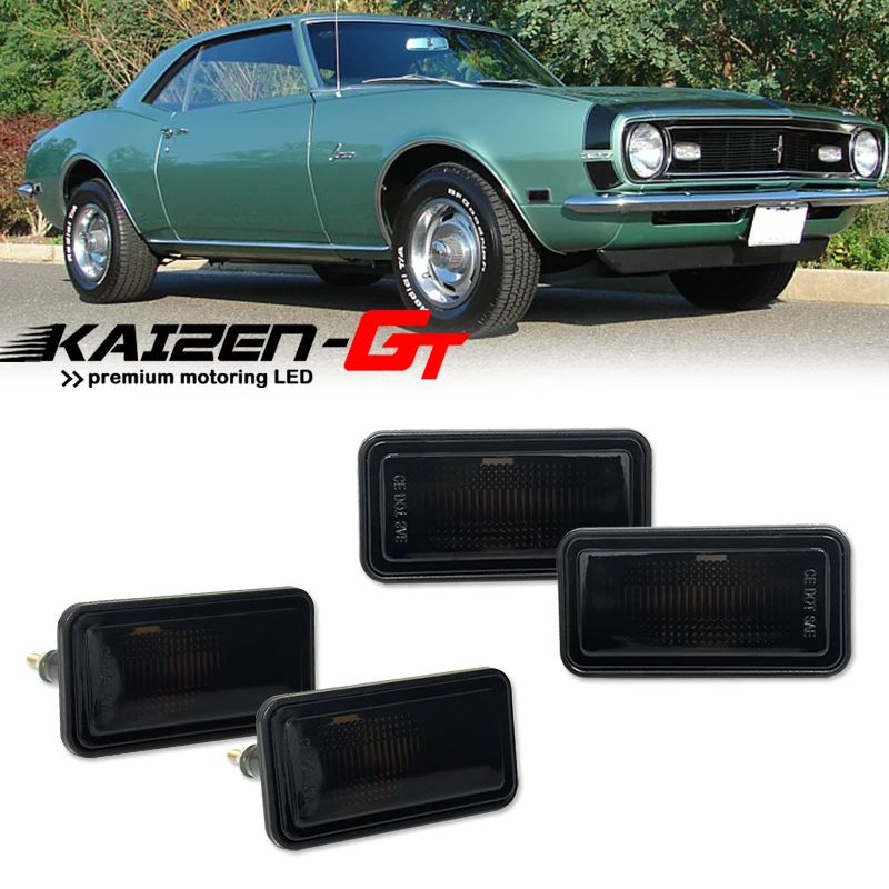 Smoked Lens White LED Side Marker Lights For 10-13 Mercedes Pre-LCI E - Foto 7