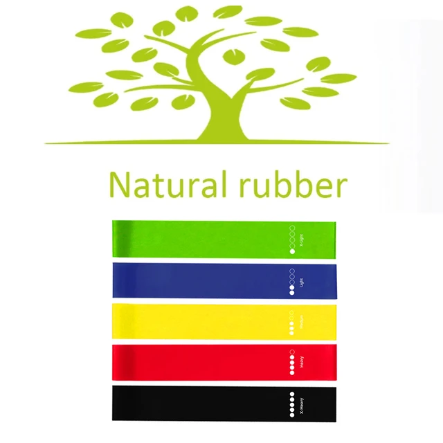 Yoga Sport Exercise Elastic Fitness Bands Ideal For Home 5 Different Levels Resistance Bands Pilates Crossfit Workout Equipment 5