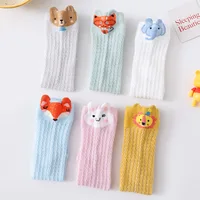 Spring Summer Children Baby Girls Leg Warmer Knee High Socks Cotton Mesh Socks Kid Clothing for Boy Unisex Toddler Cartoon Socks 5