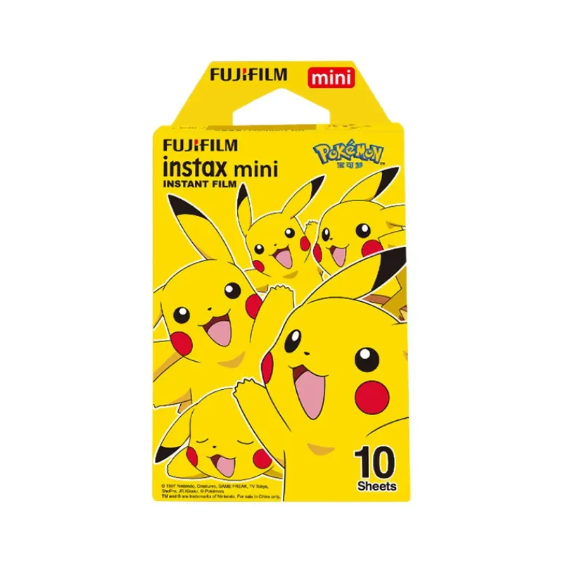Origin Fujifilm Instax Mini Film Paper Pikachu Pokemon for