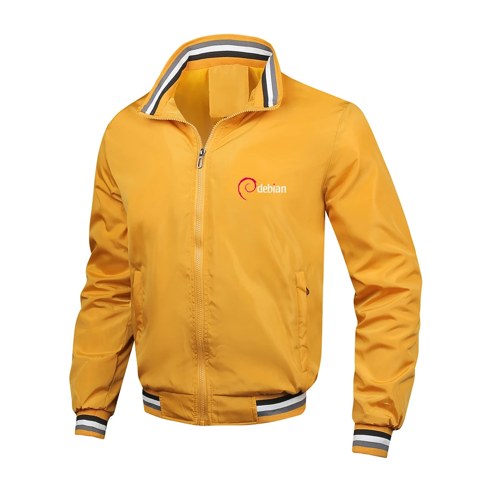 Casual Solid Color Mens Jacket Breathable Sports Top
