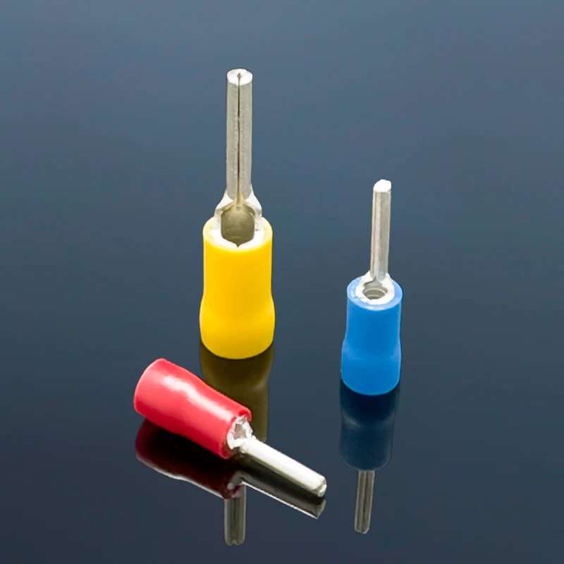 PVC-Pre-Insulated-Pin-Terminal-Electrical-Wire-End-Splice-Crimp ...