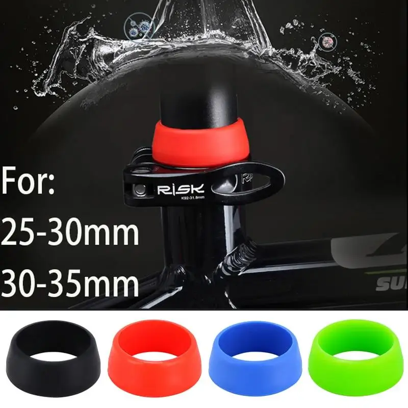 Bicycle seat post Waterproof Dust Silicone Cover Bicycle Seatpost Protection Cover High Elasticity MTB Road Parts