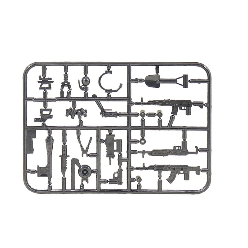 Parti Di Armi Moderne Gun Playmobil Building Blocks Swat Police Military Compatibili Figure Mini Model Building Kit Giocattolo Educativo