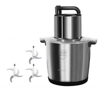 Stainless Steel 10L Electric Chopper Meat Grinders 1500W Food Processor Blender Kitchen Vegetable Chopper Meat Slicer Machines 1