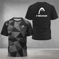 T-shirt d'été respirant pour hommes, maillot de Badminton en plein air, Tennis de Table, col rond, manches courtes, haut ample, nouveaux vêtements d'alpinisme 1