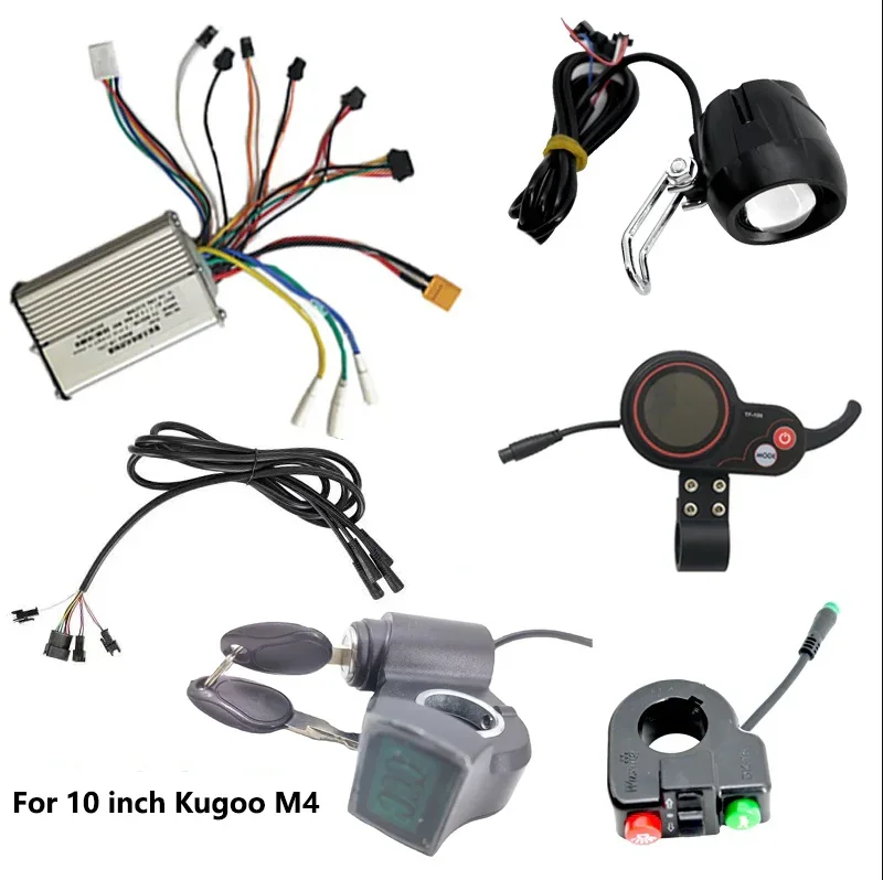 

10 Inch Electric Scooter Controller for Kugoo M4 E-scooter Kick Scooter Accessories Skateboards Parts Front Light Display Link