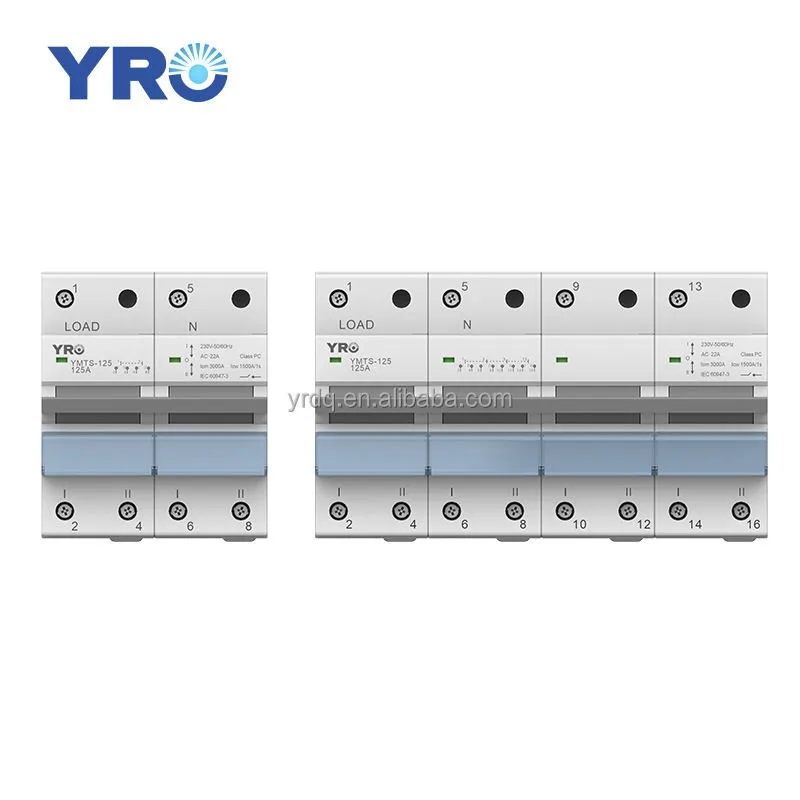 2P 40A MTS Dual Power Manual Transfer Isolating Switch Interlock Circuit Breaker