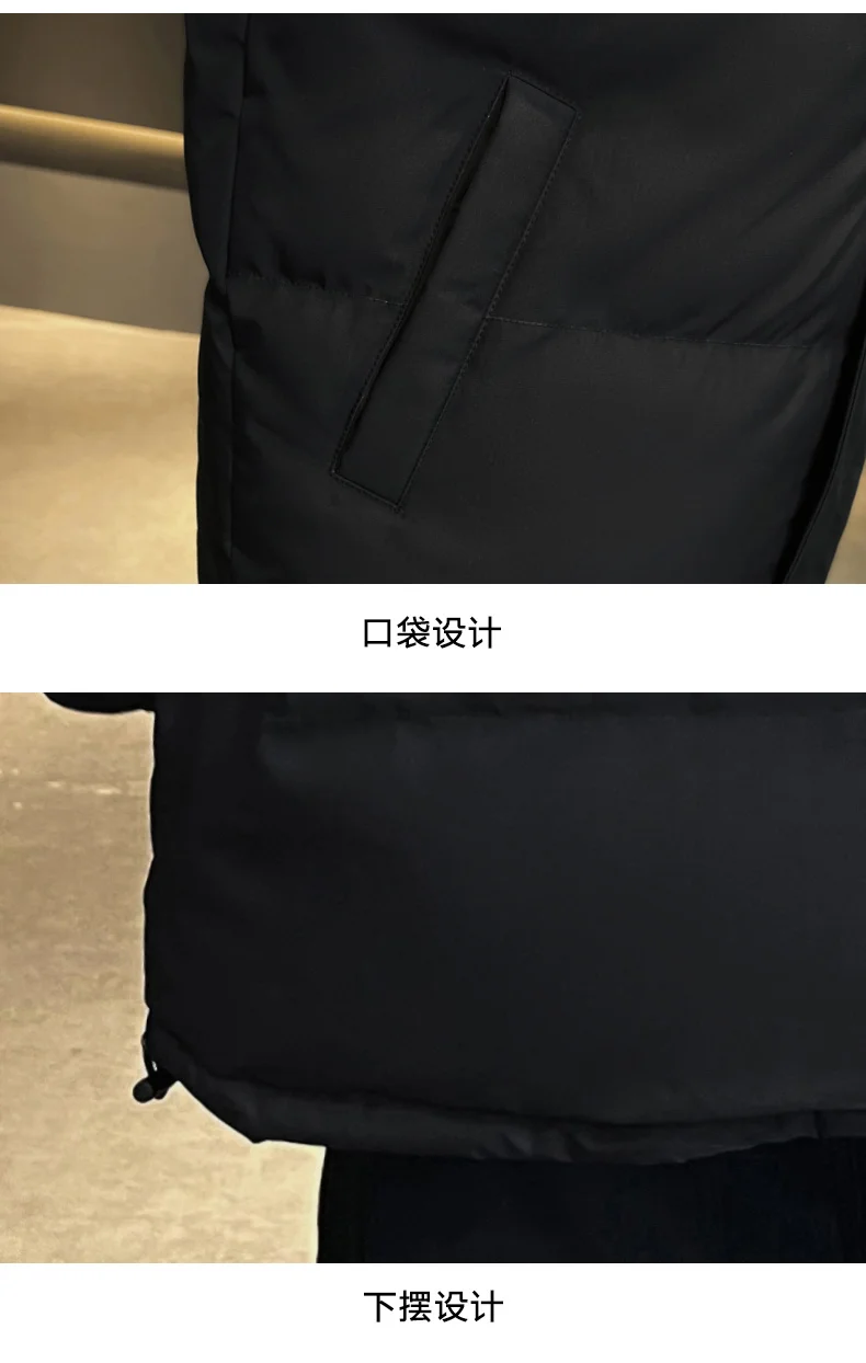 Plus Size 8XL Winter Jacket Hooded Warm Men Parkas Quality Outdoor Coat Windproof Male Cotton Clothing Zipper Solid Color Jacket
