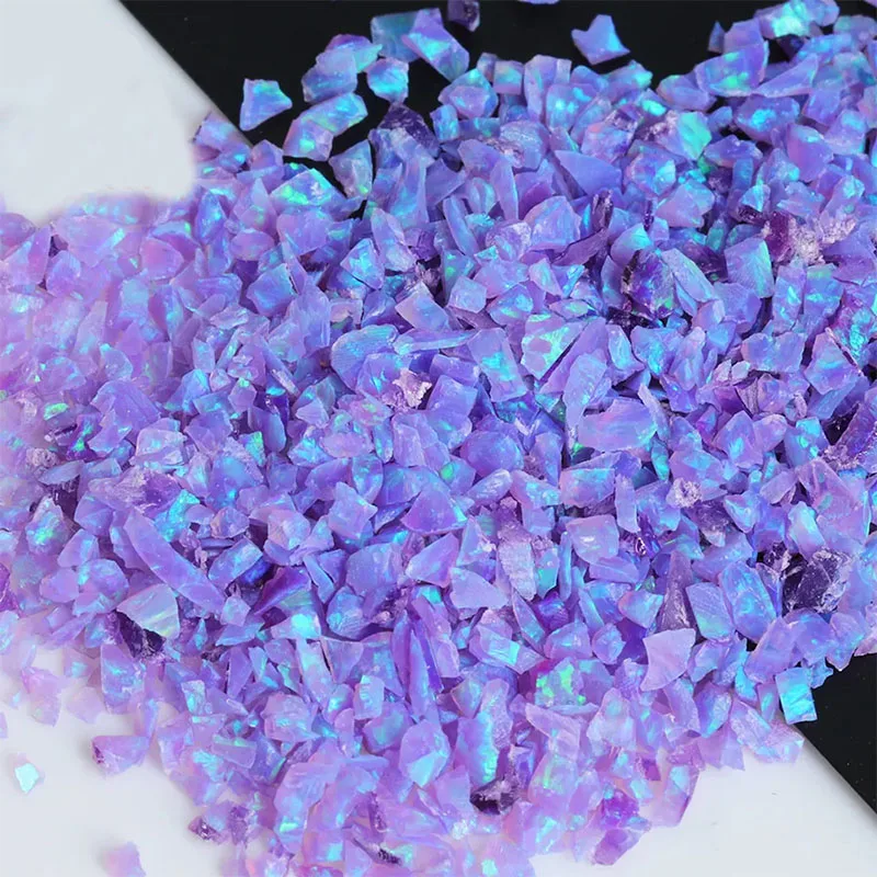 Promotions 5g/Lot OP01-30 Free Shipping 8 Size Can Be Choosed Synthetic Crushed Opal Powder For Nail Art,Ring,Earring