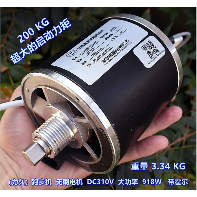 High Power Treadmill Brushless Motor DC310V 4200 Rpm External Rotor