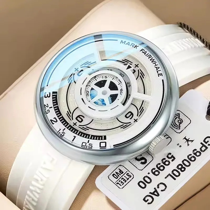 مارك Fairwhale 5990 ساعة كوارتز عصرية للرجال تصميم...