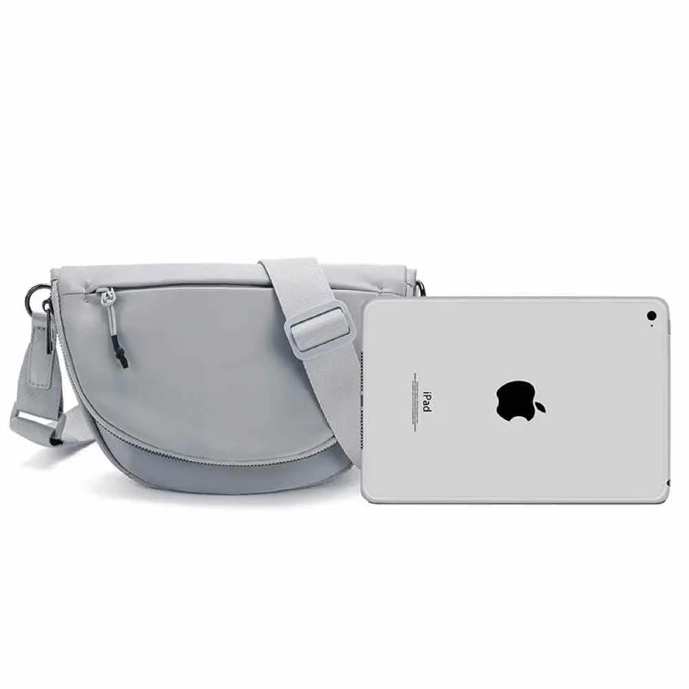2L Lightweight Waterproof Casual Crossbody Bag, Versatile Daily Single Shoulder Canvas Bag, Outdoor Sports Yoga Bag