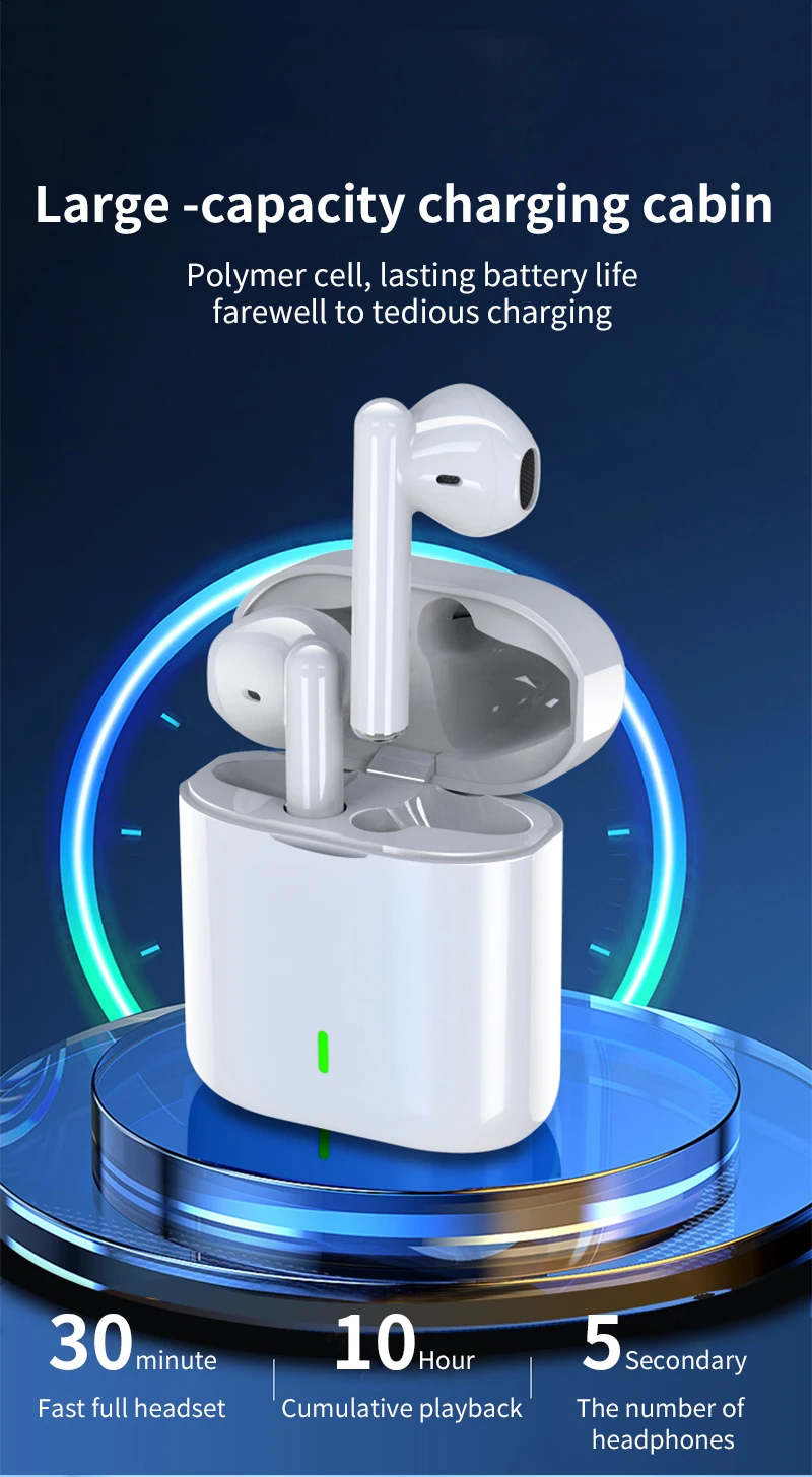 Description Picture 6 of itemBluetooth Wireless headphones Stereo Sports Headset TWS Mobile Wireless Headset For IPhone /Samsung